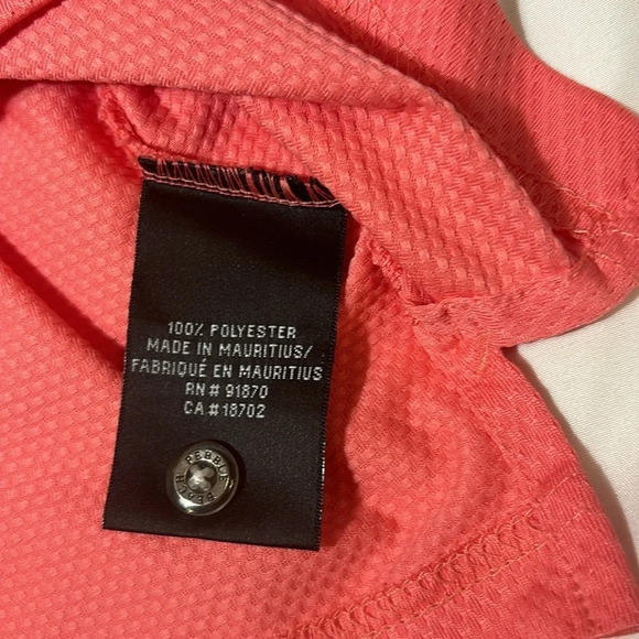 Pebble Beach Performance Polo Shirt Men's Short Sleeve - Coral size XXXL - Picture 3 of 9